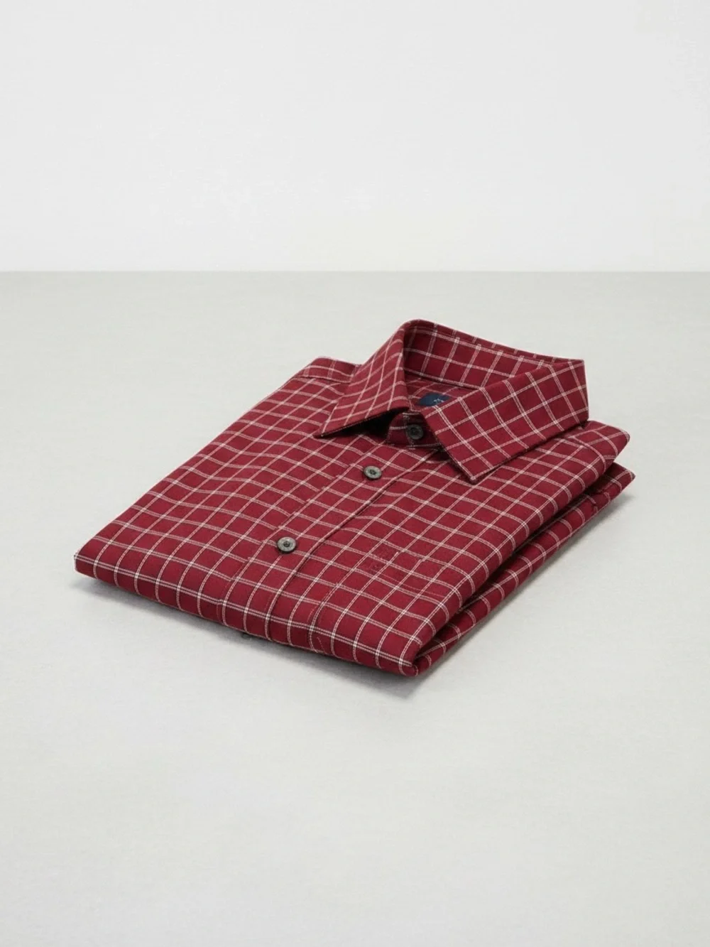 Banana Republic Men's Red Check Button-Up Shirt